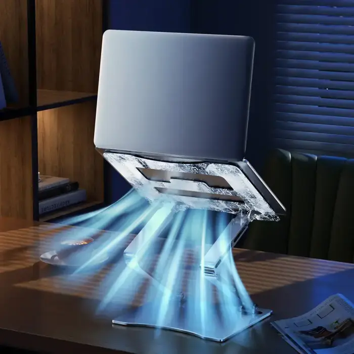 Wozinsky WRS-CPY75DSS Aluminum Laptop and Tablet Stand + Free Smartphone Stand - Silver Foto 39