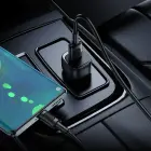 Автомобильное зарядное устройство Borofone BZ34 Cloud | 18 Вт | QC3.0 | USB-A | черный Фото num