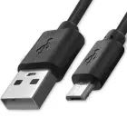 Qoltec USB A male | micro USB B male | 0.5m | BULK cable Foto 1