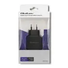 Qoltec Charger | 20W | 5-12V | 1.67-3A | USB type C | PD | Black Photo