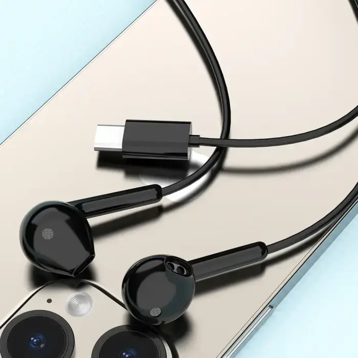 Dudao X3C In-Ear Wired USB-C Headphones 1.2m - Black Фото num