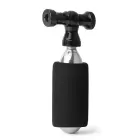 Rockbros CO₂ pump, aluminum alloy valve head, cartridge-free, Presta/Schrader compatible - black Foto 1