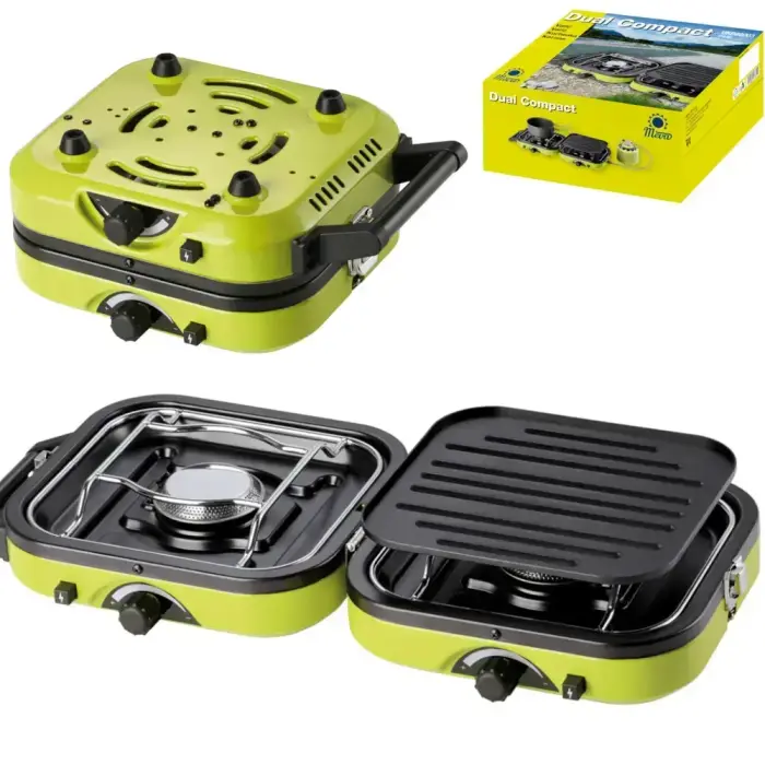 DUAL COMPACT + GRILL double camping stove Фото num