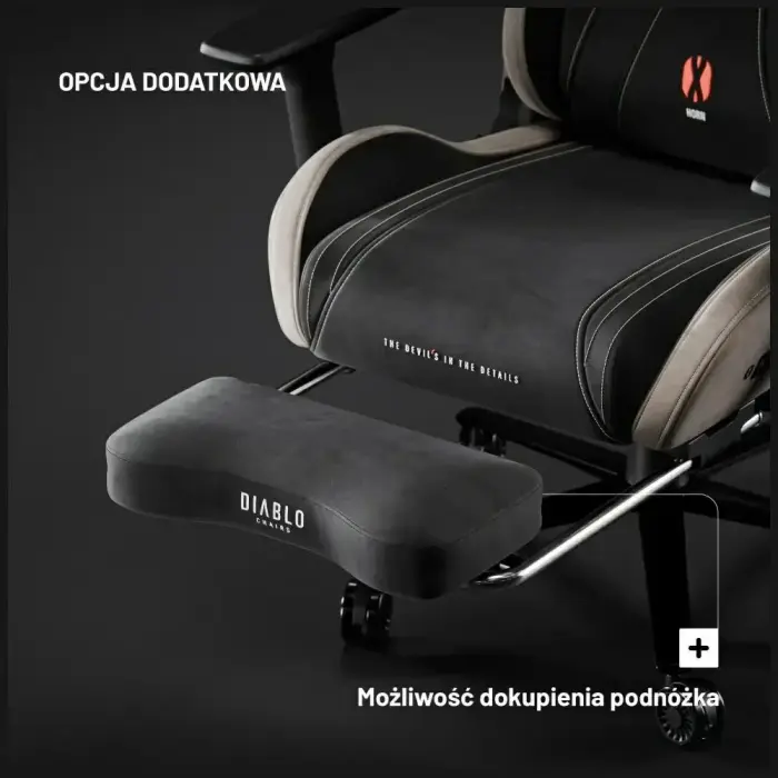 Gaming chair Diablo Chairs X-Horn 2.0 Normal Size black/camel Foto 9