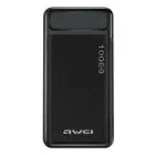 AWEI P5K external battery (powerbank) | 10000 mAh | 10.5W | USB-A | black Photo