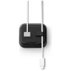Spigen Magnetic cable holder magnetic cable organizer black Photo