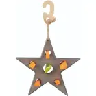 Aksesuārs grauzēju būriem - Trixie Play and snack star, 14 × 17 cm, grey Foto 2
