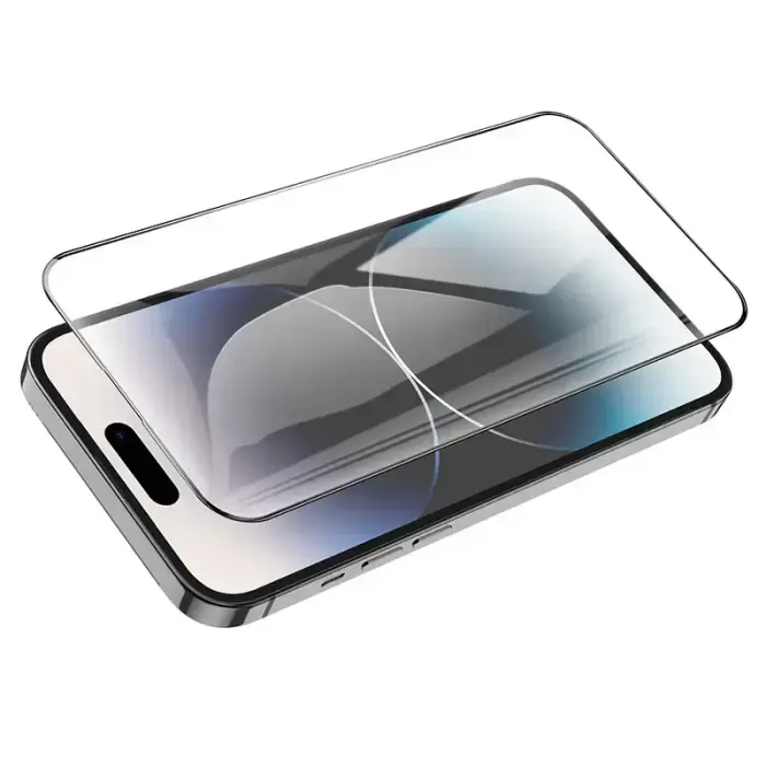 Borofone Tempered glass BF6 Diamond Armor Full Screen HD for Iphone 15 Pro - 10 pieces Foto 3