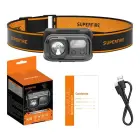 Superfire HL23 headlamp flashlight, 220 lm, USB-C, powerbank Foto 2