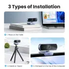 Ugreen CM678 USB HD tīmekļa kamera - pelēka Foto 10