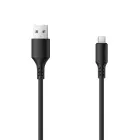 Setty datu pārraides un uzlādes vads | USB-A uz Micro USB | 5W | 1m | melns Foto 1