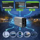 Qoltec MS Wave Voltage Converter | 12V to 230V | 3000/6000W | USB | Compatible with LiFePO4, GEL and AGM batteries Foto 3