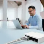 Qoltec Network SWITCH | 5 x RJ45 port | 100Mbps | Fast Ethernet | LAN Photo