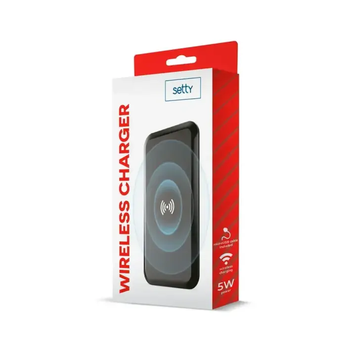 Setty wireless charger | Qi | black Photo