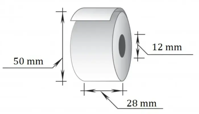 Kases lente TECHNOINFORM 28*50mmx1 (28mm*25m) termo, 10 gab/iepakojumā (100-00326) Foto 3
