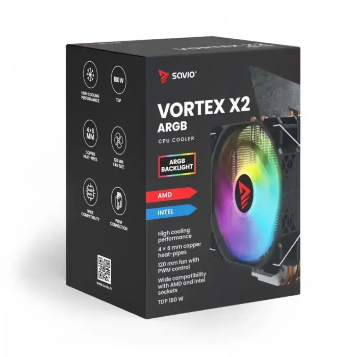 CPU Cooler VORTEC X2 ARGB Photo