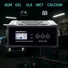 Qoltec Intelligent microprocessor charger 12V 24V 25A | Rectifier with repair function for AGM GEL SLA battery | LCD Фото num