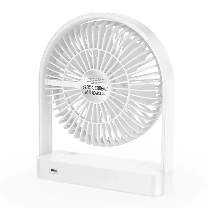 HOCO ultra thin desktop fan HX65 white Foto 9