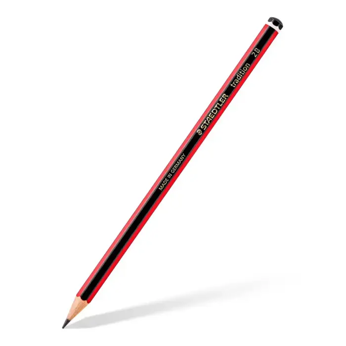 Zīmulis STAEDTLER TRADITION 2B sarkans korpuss Фото num