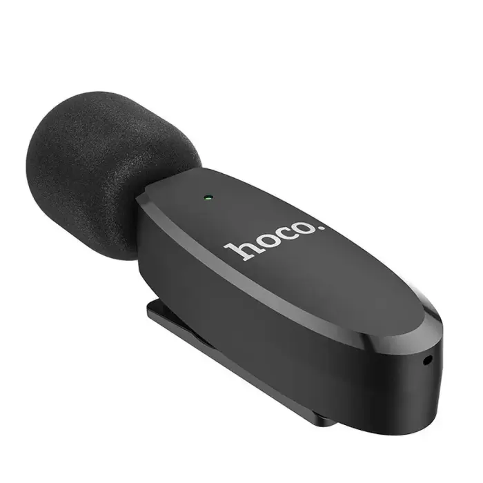 Wireless lavalier microphone USB C Hoco L15 black Foto 7