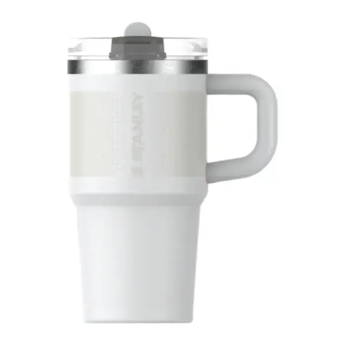 Термокружка с трубочкой The Quencher ProTour Flip Straw Tumbler 0.59L белого цвета Фото num
