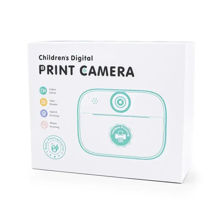 Mini Thermal Printer for Kids with Camera and Camcorder - Pink Фото num