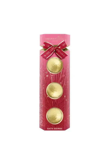 Debenhams Midnight Cherry Luxury Bath Bomb Trio Gift Set Photo