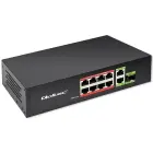 Qoltec FAST Ethernet PoE SWITCH 8x RJ45 PoE 2x RJ45 Uplink 1x SFP | 120W | 1000 Mb Photo