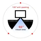 Qoltec Privacy filter for MacBook Air 13.6" | Magnetic | Eye protection Foto 6