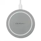 Qoltec Induction Wireless Charger RING | Qualcomm QuickCharge 3.0 | 10W | grey Photo