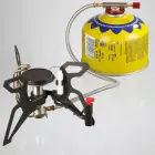 Tourist stove with gas heater and piezo igniter SPIDER PRO 3kW Фото num