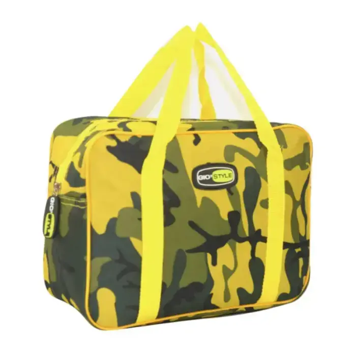 Camouflage 12 assorted thermal bag, fuchsia/blue/yellow/white Photo