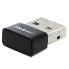 Qoltec Ultrafast Mini Wireless USB Wi-Fi Adapter | AC standard | 650Mbps Photo