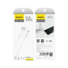 Dudao L4SM datu pārraides un uzlādes vads | USB-A uz Micro USB | 10W | 1m | balts Foto 2