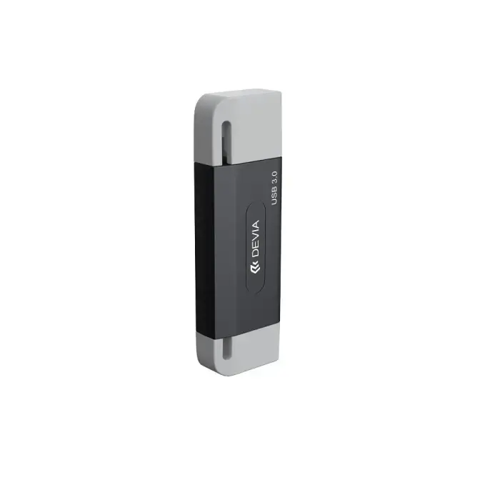 Devia card reader 2in1 EL240 USB/USB-C 3.0 black Foto 10