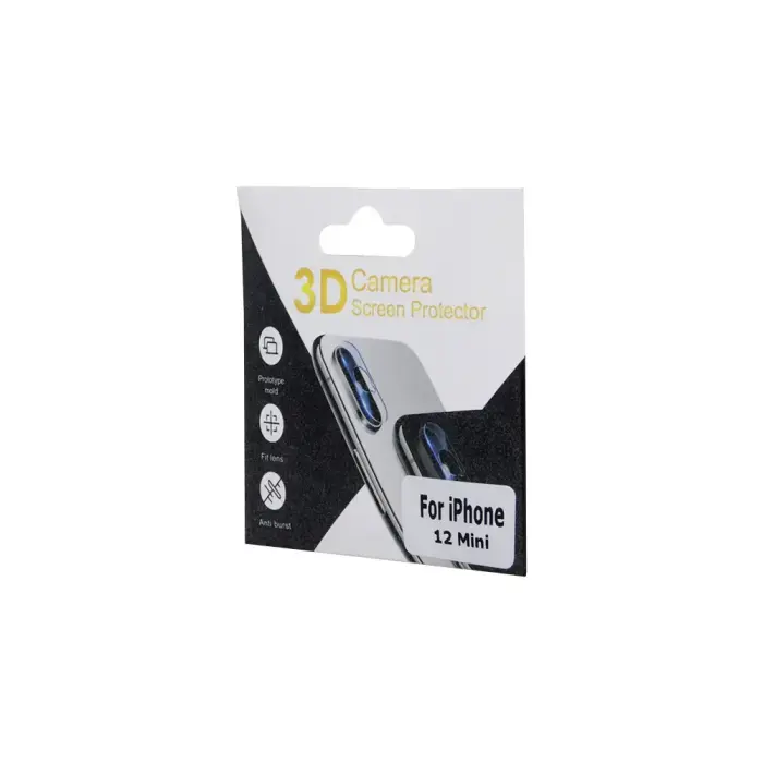 Tempered glass 3D for camera for iPhone 12 Mini Foto 4