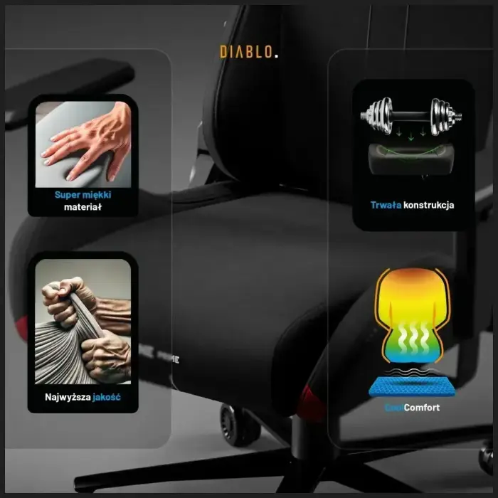Gaming chair Diablo X-One PRIME Normal Size black Photo