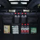 Car organizer for the rear seat backrest for the trunk black Фото num