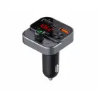 ART transmiter FM bluetooth 5.0 + USB A QC3.0 + Typ C (total 30W) FM-84B black Фото num