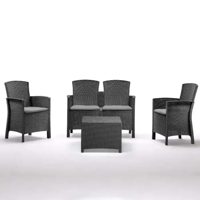 Dārza mēbeļu komplekts Set Lido 2 Storage pelēks Foto 1