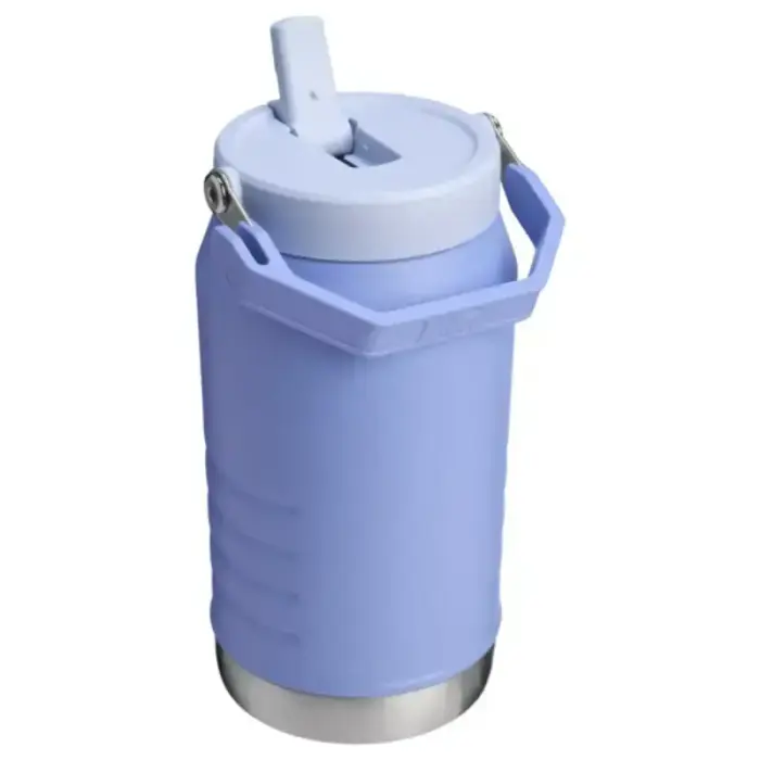 Termopudele ar salmiņu The IceFlow Flip Straw 2.0 Jug 1,90L hortenziju zila Foto 2