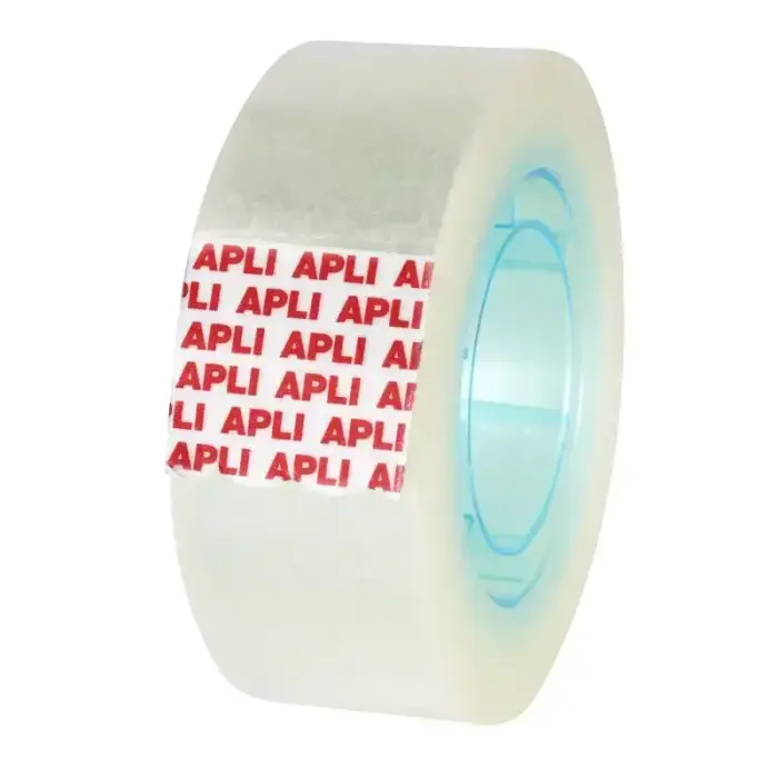 Līmlente APLI Crystal 19mm x 33m, īpaši caurspīdīga Foto 2