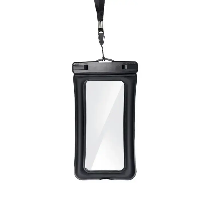 Waterproof bag for mobile phone with plastic closing AIRBAG black Foto 3