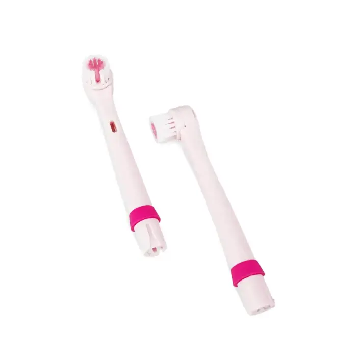 Set of 2 electric toothbrush heads Psi Patrol Marshall - pink Фото num