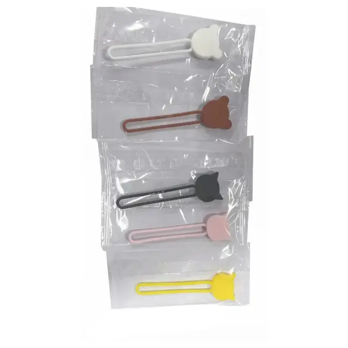 Silicone cable reel - pink Foto 14