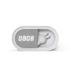 Alarm clock with LED Bunny night light PURE FNL-05 INGRID white long Forever Light Photo