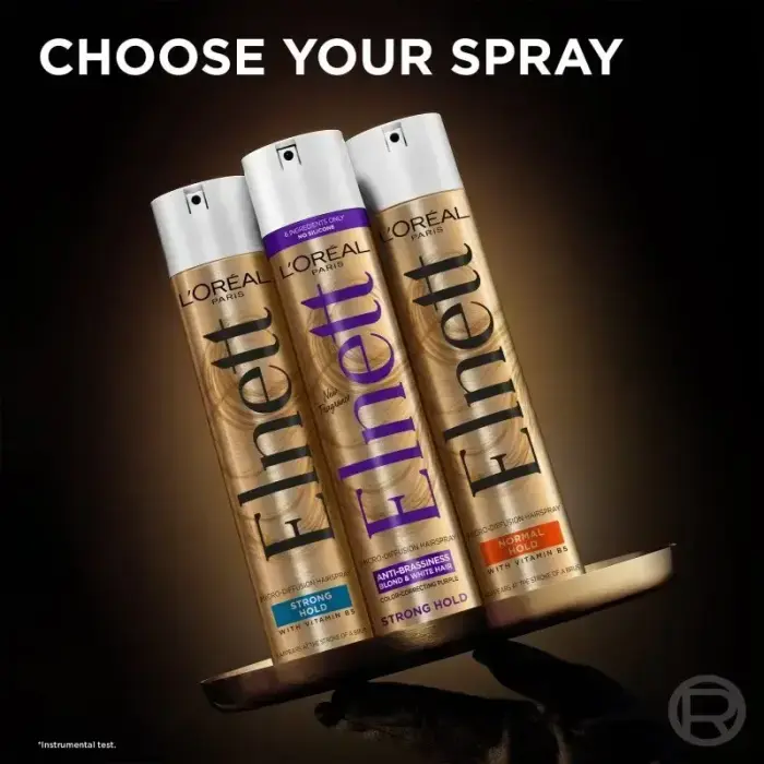 L´oréal Professionnel Elnett Anti-Brassiness Color Correction Micro-diffusion Hairspray for Blonde and White Hair - 300ml Foto 6