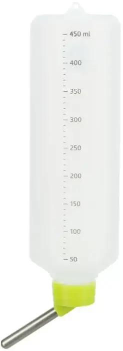 Dzirdinātava grauzējiem - Trixie Water bottle with wire holder, plastic, 450 ml Foto 4
