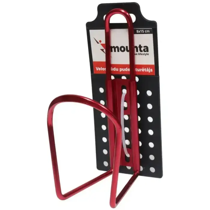 Velosipēdu pudeļu turētājs 8x15cm sarkans Фото num