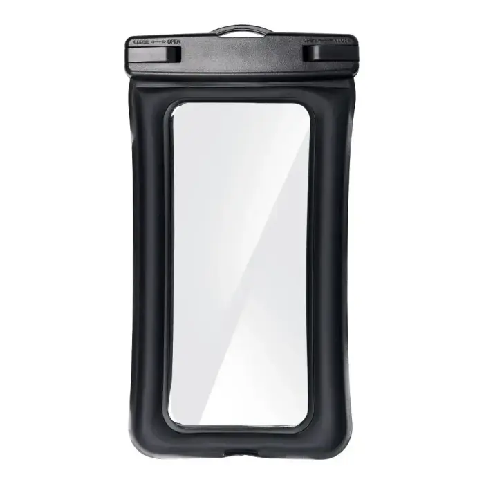 Waterproof bag for mobile phone with plastic closing AIRBAG black Foto 1